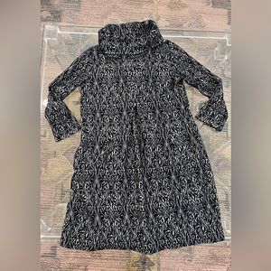 Tyler Boe size M navy jacquard dress